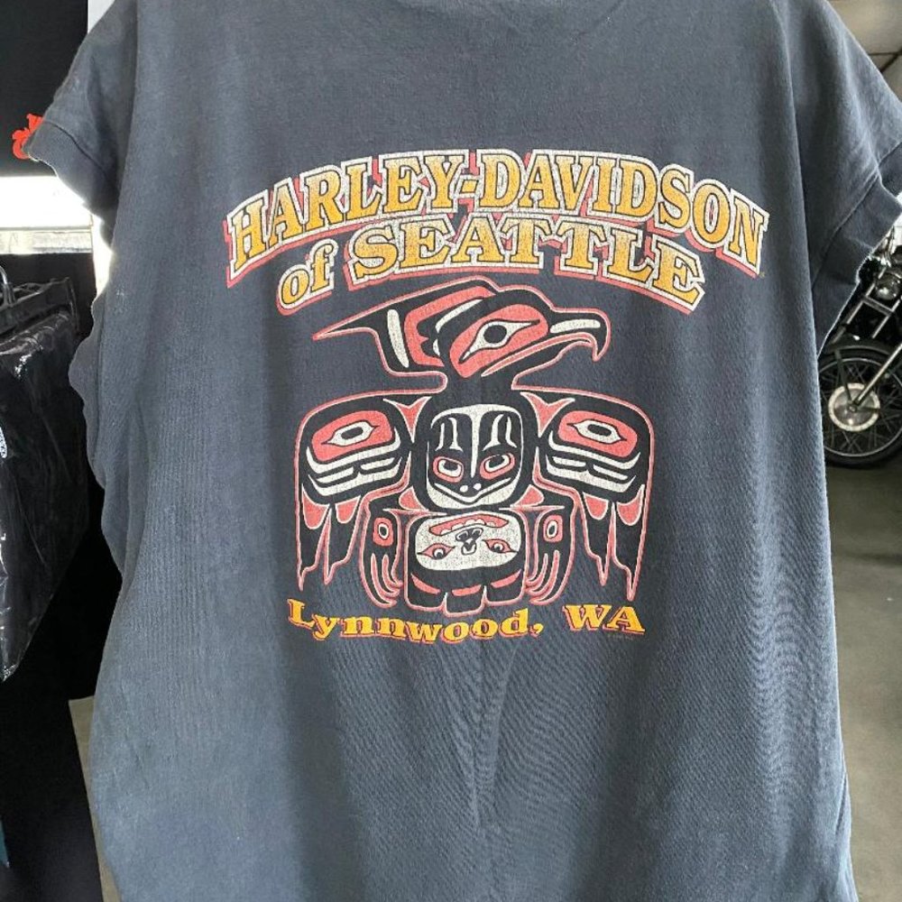 Vintage Harley Davidson Men's Sleeveless Shirt